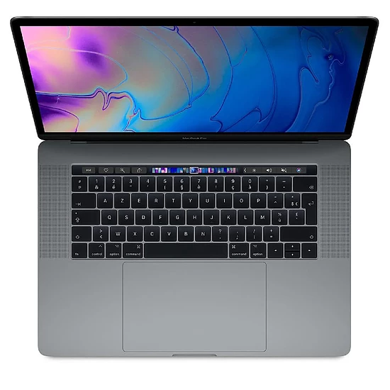 MacBook reconditionné Apple MacBook Pro 15'' Core i9 32Go 1To SSD Retina TouchBar Touch ID (G0V10FN/A) Gris Sidéral · Reconditionné - Autre vue