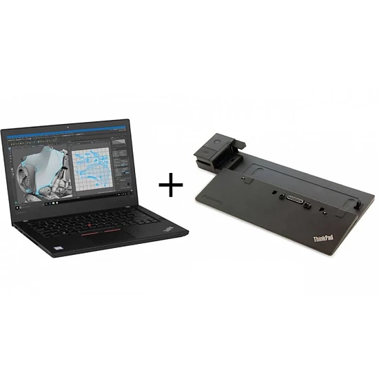 PC portable reconditionné Pack Lenovo ThinkPad T470 (T470-i5-6300U-FHD-B-9065) · Reconditionné - Autre vue