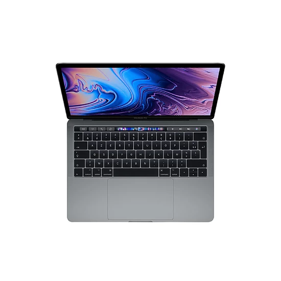 MacBook reconditionné Apple MacBook Pro Touch Bar 13 " - 1,7 Ghz - 8 Go - 256 Go SSD - Gris Sidéral - Intel Iris Plus Graphics 645 (2019) · Reconditionné - Autre vue