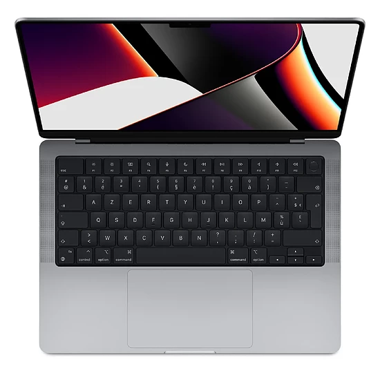 MacBook reconditionné MacBook Pro 14'' M1 Pro (CPU 8 / GPU 14) 32Go 512Go SSD 2021 Gris · Reconditionné - Autre vue