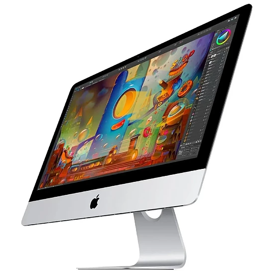 Mac et iMac reconditionné Apple iMac 21,5" 2014 8 Go 500 Go Argent (MF883LL/A) · Reconditionné - Autre vue