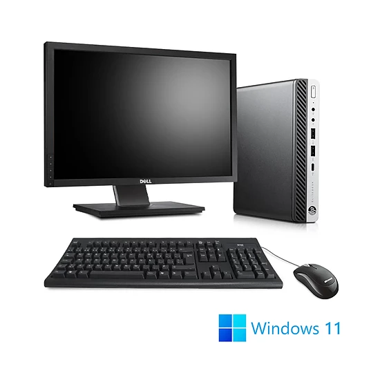 PC de bureau reconditionné Pack Pack HP EliteDesk 800 G4 DM (HP29989) · Reconditionné - Autre vue