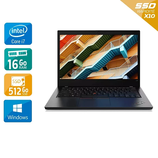 PC portable reconditionné THINKPAD L14 G1 I5 Gen10 16G 480 SSD · Reconditionné - Autre vue
