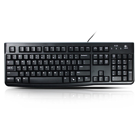 Clavier PC Logitech K120 for Business - QWERTY International - Occasion