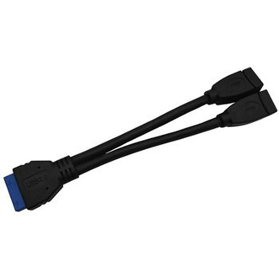 Câble USB BitFenix Adaptateur interne 2 x USB 3.0 - BFA-U3-KU3IU3-RP