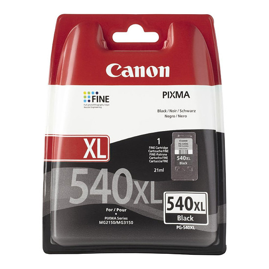 Cartouche d'encre Canon PG-540 XL Noir Haute capacité