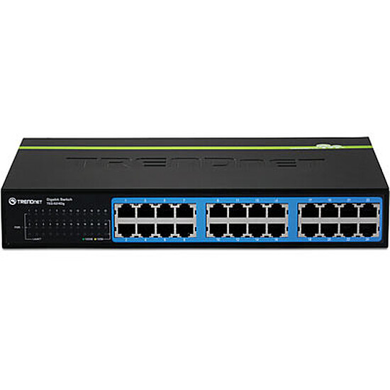 Switch et Commutateur TrendNet TEG-S24DG - Switch 24 port Gigabit compact - Autre vue