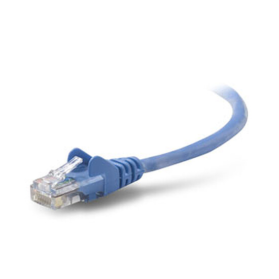 Câble RJ45 Belkin Câble Ethernet RJ45 UTP Bleu - 3m Snagless