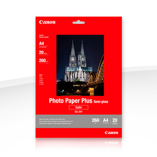 Papier imprimante Canon Papier photo satiné 10x15 - SG-201