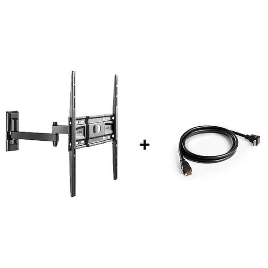 Support TV Meliconi Kit n°3 Support orientable + câble HDMI
