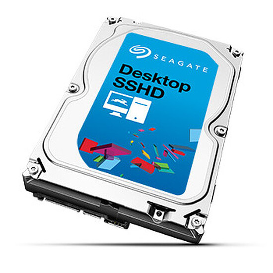 Disque dur interne Seagate Desktop SSHD - 2 To (8 Go Nand)