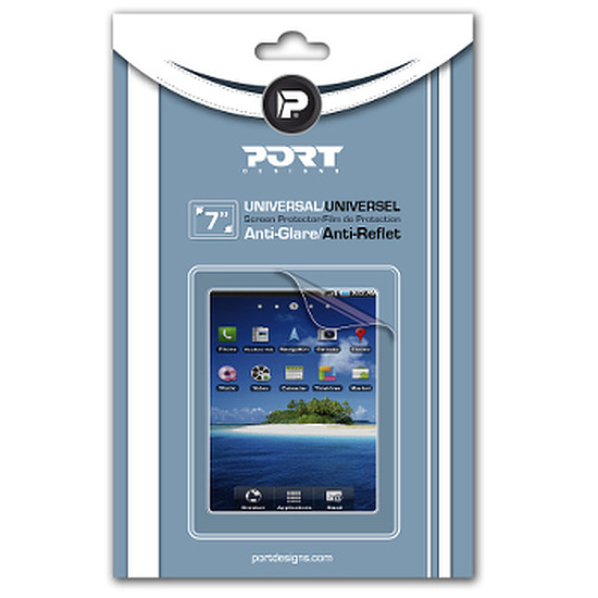 Accessoires tablette tactile Port Film de protection universel anti-reflets 7"