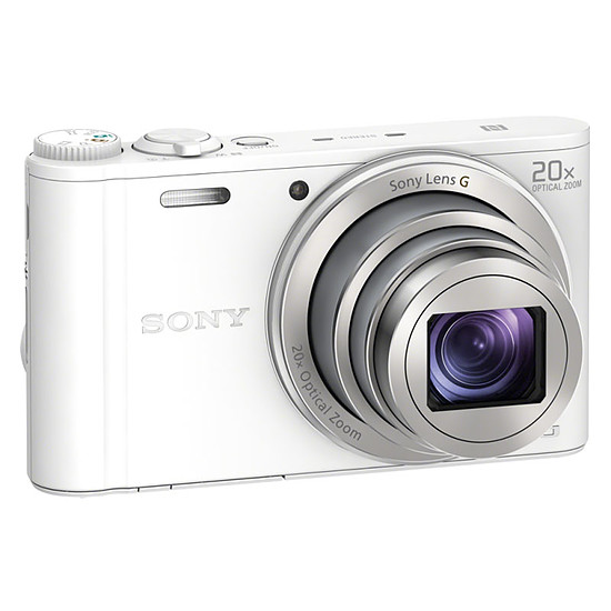 Appareil photo compact ou bridge Sony CyberShot DSC-WX350 Blanc