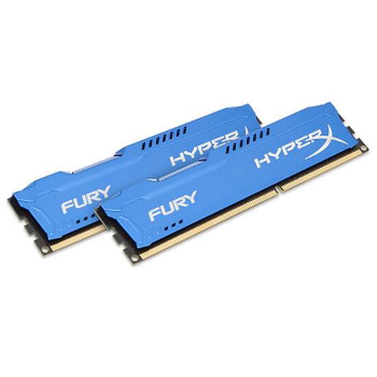 Mémoire HyperX FURY BLUE DDR3 2 x 4 Go 1866 MHz CAS 10