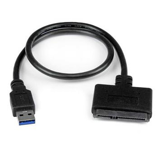 Noir COOLEAD Adaptateur USB 3.0 vers SATA III Câble USB vers Disque Dur pour 2,5 3,5 Pouces HDD SSD Driver Convertisseur Adapter USB vers HDD SSD Disque Dur Supporte UASP 