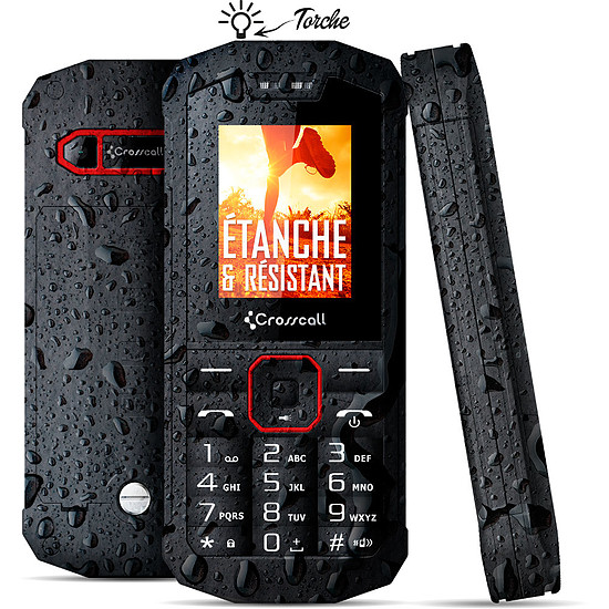 Smartphone et téléphone mobile Crosscall Spider X1 (noir)
