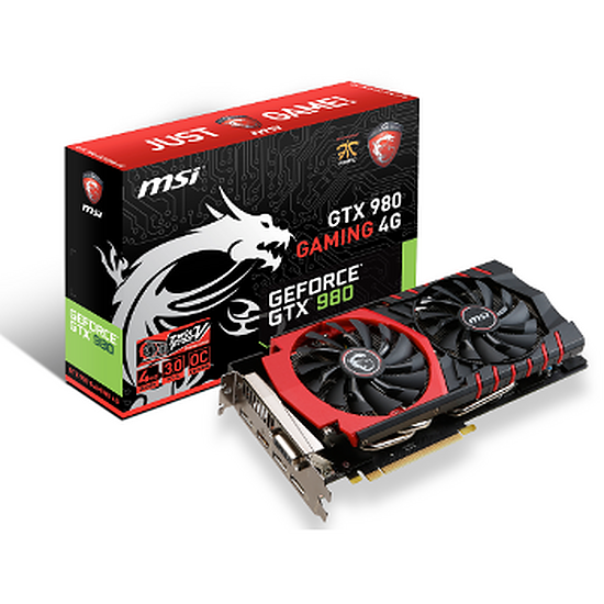 Carte graphique MSI GeForce GTX 980 Gaming 4G - 4 Go