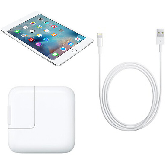 Tablette reconditionnée Apple iPad Mini 4 - Wi-Fi + Cellular - 128Go - Gris · Reconditionné - Autre vue