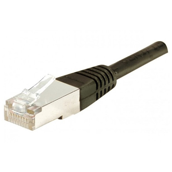 Câble RJ45 Cable RJ45 Cat 5e FTP (noir) - 1 m