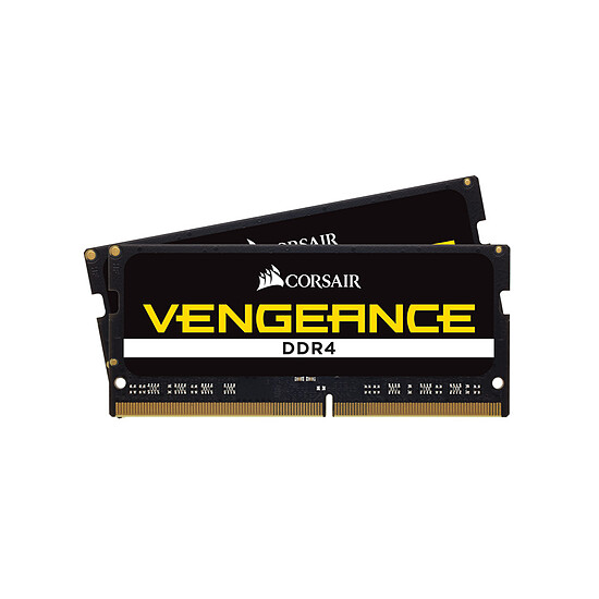 Mémoire RAM Corsair Vengeance SO-DIMM DDR4 2 x 4 Go 2400 MHz CAS 16 - Autre vue