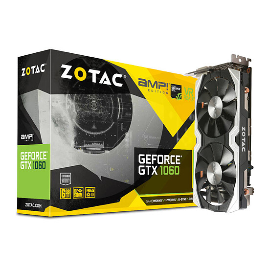 Carte graphique Zotac GeForce GTX 1060 AMP! Edition - 6 Go