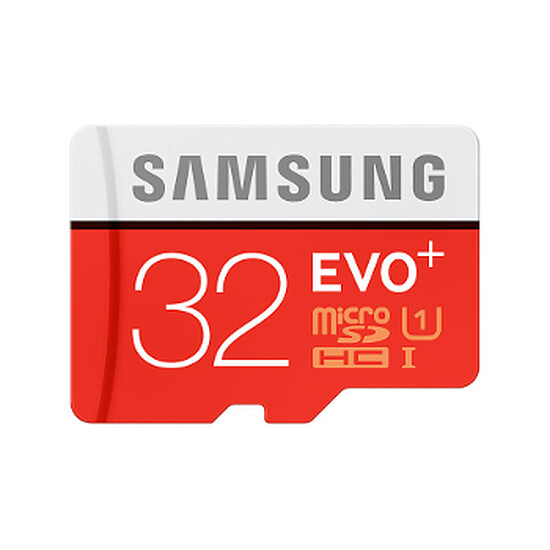 Carte mémoire Samsung Evo Plus Micro SDHC 32 Go (80Mo/s)