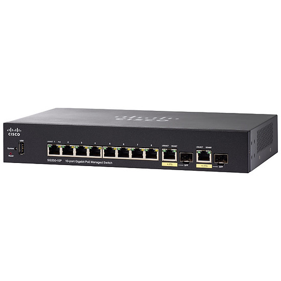 Switch et Commutateur Cisco SG350-10P