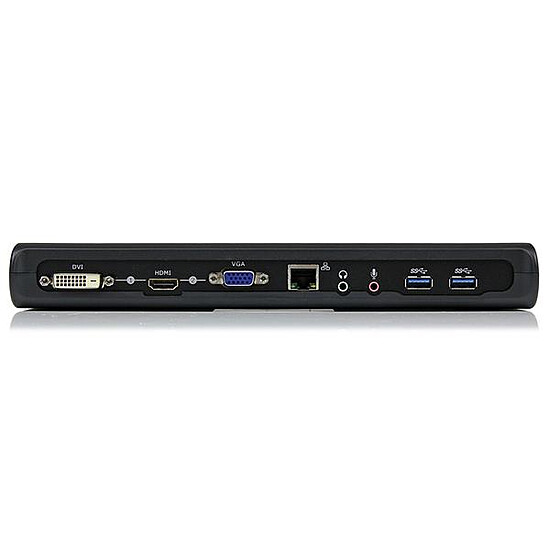 Câble DVI StarTech.com Station d'accueil USB 3.0 PC portable HDMI DVI VGA - Autre vue