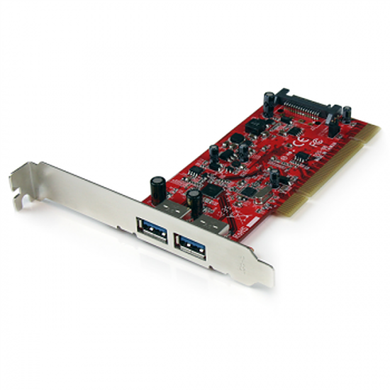 Carte contrôleur StarTech.com PCI vers 2 ports USB 3.0