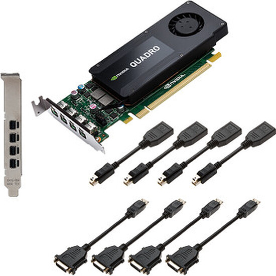Carte graphique pro PNY Quadro K1200 DVI (VCQK1200DVI-PB)