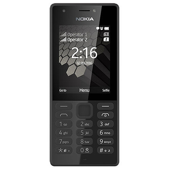 Smartphone Nokia 216 - double SIM (noir)