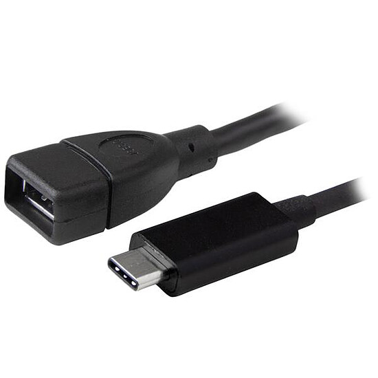 Câble USB StarTech.com Câble USB 3.0 (C) / USB 3.0 (A) Noir MF - 15 cm - Autre vue