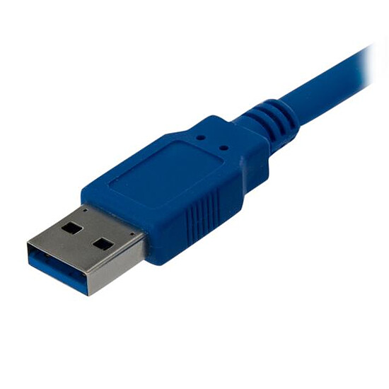 Câble USB StarTech.com Cable SuperSpeed USB 3.0 A vers B 1m - M/M - Bleu - Autre vue