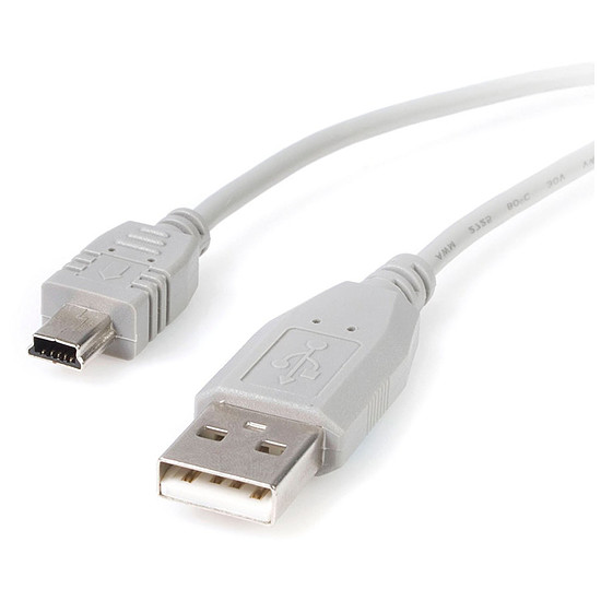 Câble USB StarTech.com Câble mini USB B / USB 2.0 (A) - 15cm