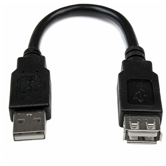 Câble USB StarTech.com Rallonge d'extension USB 2.0 (A/A) - 15cm