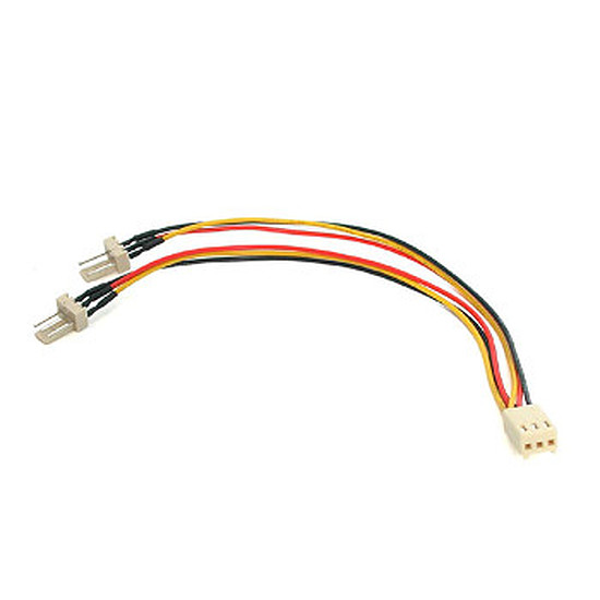 Câble d'alimentation StarTech.com Doubleur pour ventilateur (3 broches) - 15 cm