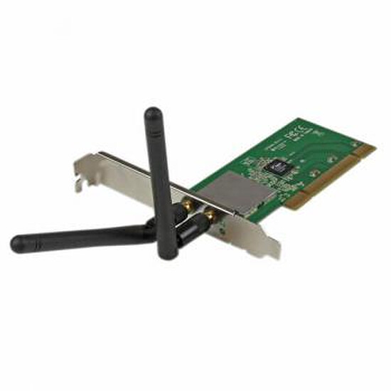 Carte réseau StarTech.com Carte PCI WiFi 802.11n 300 Mb/s - 2 antennes