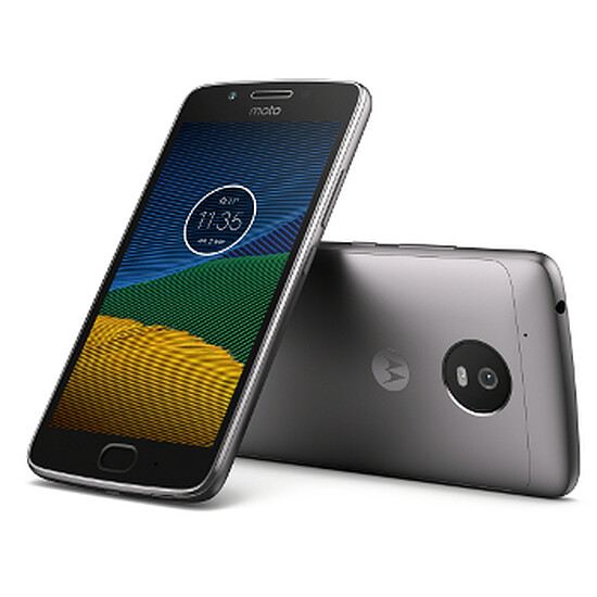 Smartphone et téléphone mobile Lenovo Moto G5 (gris)