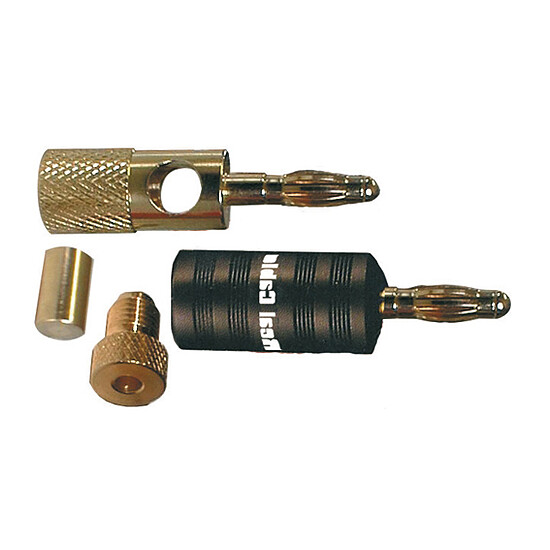 Support enceinte Real Cable Lot de 4 fiches banane - B6932 - Autre vue