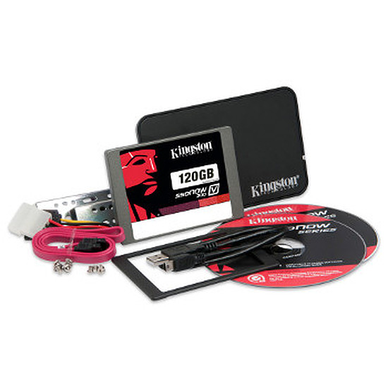 Disque SSD Kingston SSDNow V300 - 120 Go + Kit d'upgrade