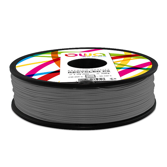 Filament 3D Owa Filament PS recyclé - Gris 2.85 mm  - Autre vue