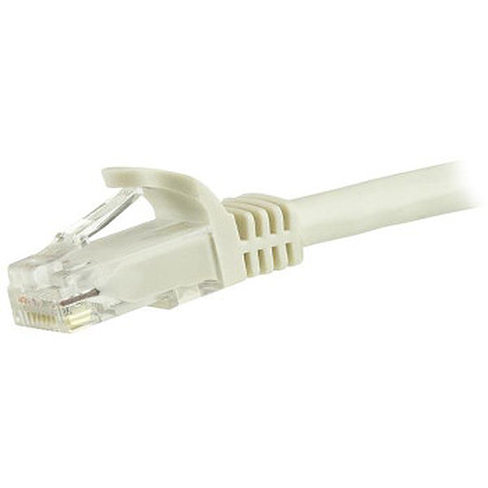 Câble RJ45 StarTech.com Câble Ethernet RJ45 Cat 6 UTP Blanc - Snagless 7 m