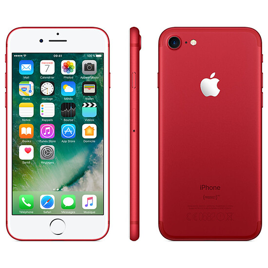 Smartphone reconditionné Apple iPhone 7 (rouge special edition) - 128 Go · Reconditionné - Autre vue