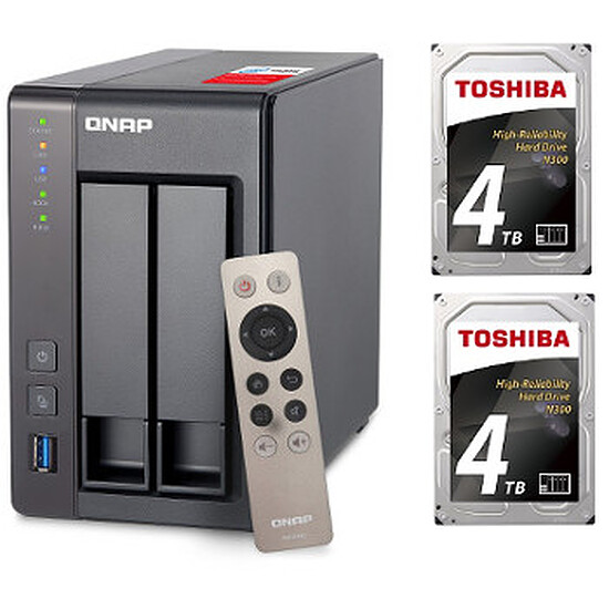 Serveur NAS QNAP NAS TS-251+ - 2 Go