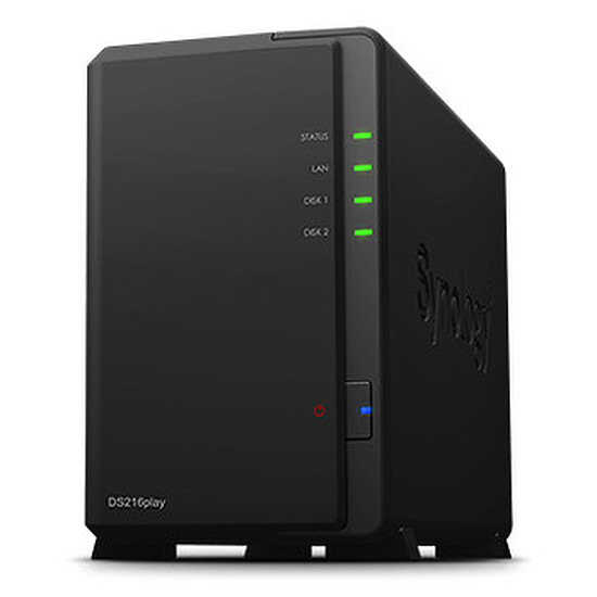 Serveur NAS Synology NAS DS216play avec 8 To (2 x 4 To WD RED)