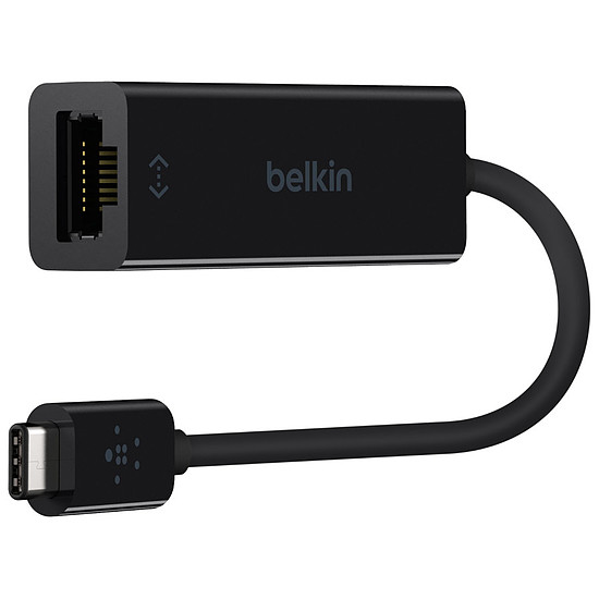 Câble USB Belkin Adaptateur USB Type C / Gigabit Ethernet