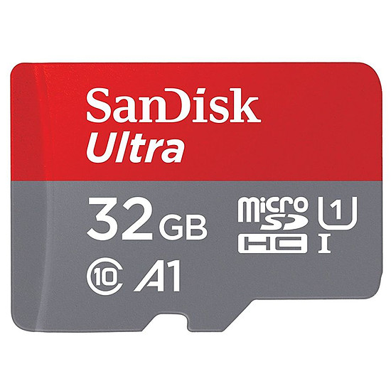 Carte mémoire Sandisk Ultra Android micro SDHC 32Go (100 Mo/s)