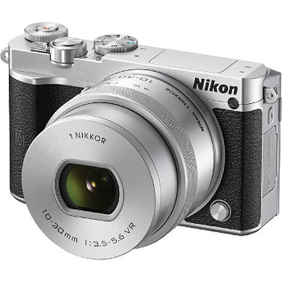 Appareil photo hybride Nikon 1 J5 + 10-30 mm f/3.5-5.6 VR PDZ Silver