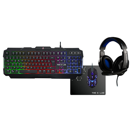 Clavier souris gamer The G-Lab COMBO ARGON