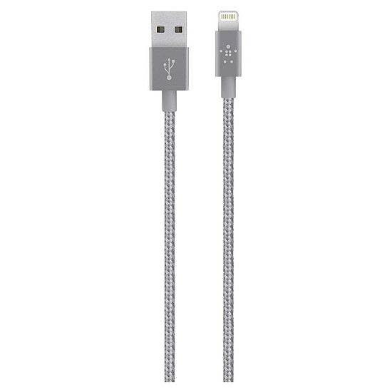 Adaptateurs et câbles Belkin MIXIT Premium Câble Lightning / USB - Gris